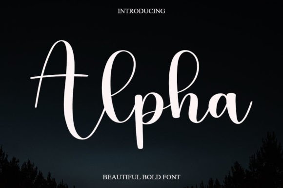 Alpha: A Handwritten Typeface for Editorial Elegance