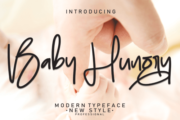 Baby Hungry: A Playful Script Font for Digital Branding