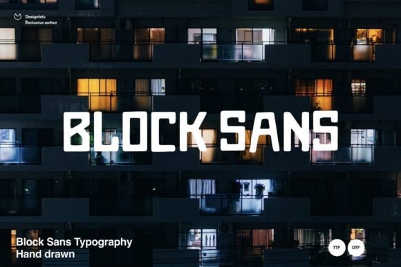 Block Sans: The Handwritten Font That Elevates Small Brands