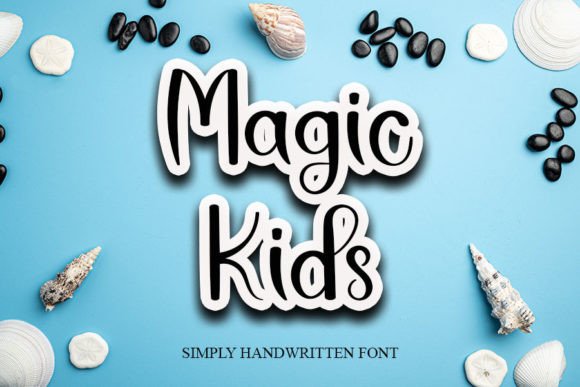 Bringing Magic Kids Font to Life in Handmade Shops