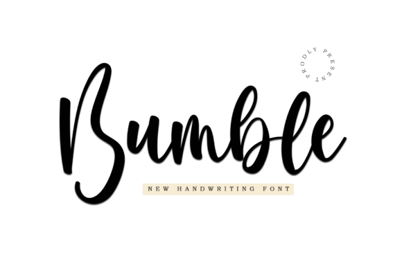 Bumble: A Handwritten Typeface for Elegant Branding