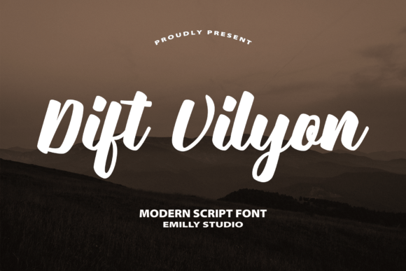 Dift Vilyon: A Hand-Drawn Typeface for Modern Web Design