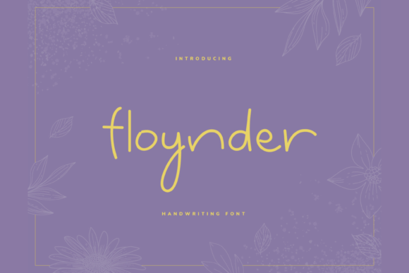 Floynder: A Friendly Handwritten Font for Your Brand