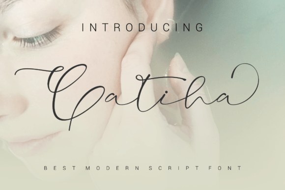 Gatiha: A Bold Script Typeface for Editorial Design