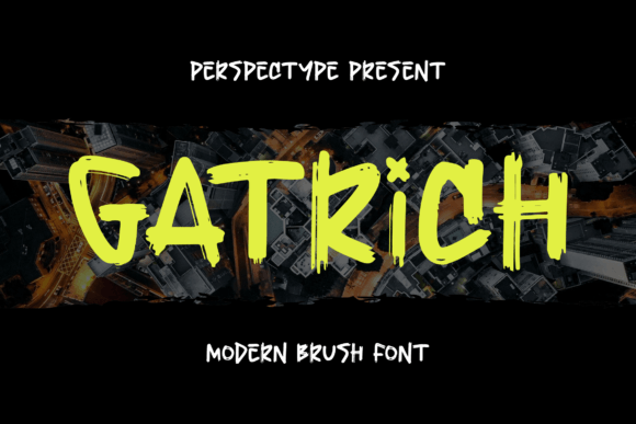 Gatrich Font: A Modern Brush Typeface for Brand Growth
