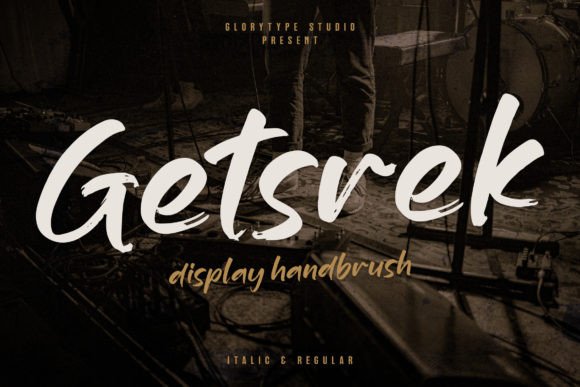 Getsrek: A Handwritten Typeface for Modern Editorial Design