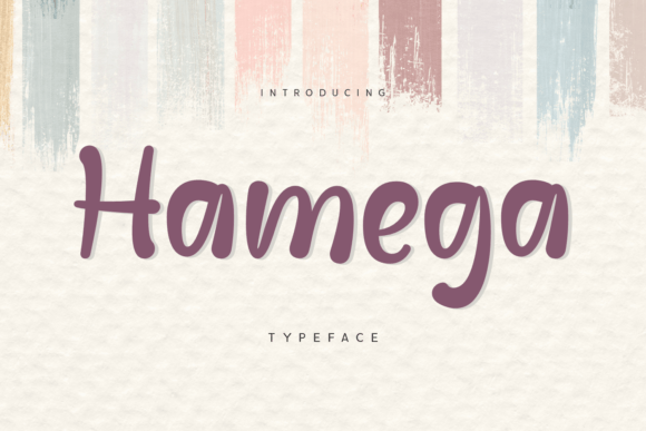 Hamega: A Bold Handwritten Typeface for Modern Web Design