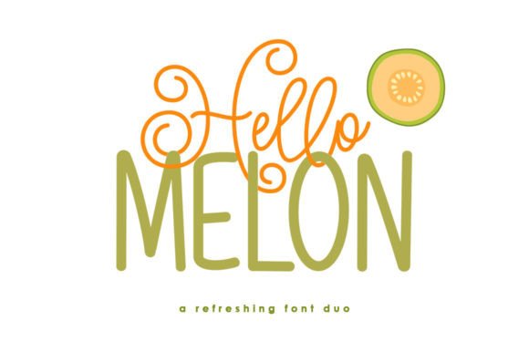 Hello Melon Duo: A Refined Script Typeface for Editorial Design