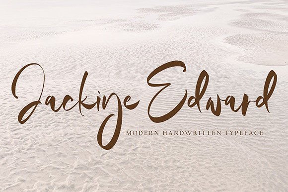 Jackiye Edward: A Fresh Handwritten Font for Branding