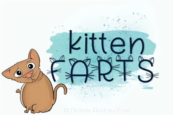 Kitten Farts: A Playful Typeface for Editorial Charm