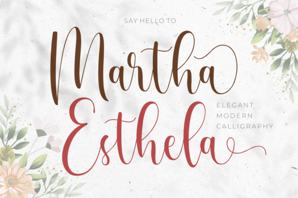 Martha Esthela: The Elegant Script Font for Handmade Brands