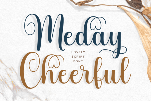 Meday Cheerful: A Script Font to Elevate Your Brand
