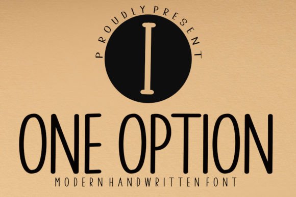 One Option: A Handwritten Typeface for Modern Web Design