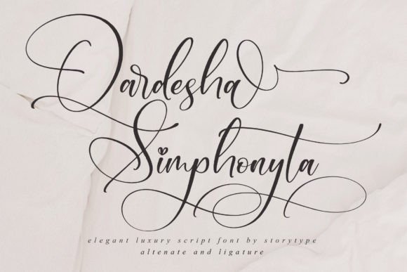 Qardesha Simphonyta: A Luxurious Script Typeface for Modern Brands