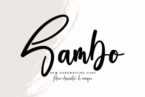 Sambo: A Handwritten Typeface for Modern Web Design