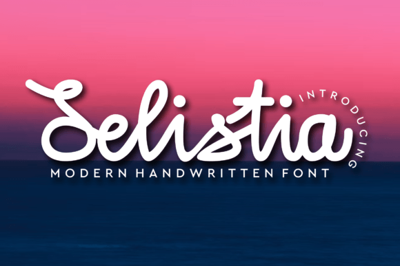 Selistia: The Elegant Handwritten Font for Crafters