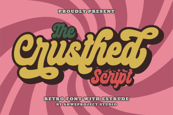 The Crusthed: A Bold Retro Typeface for Modern Branding