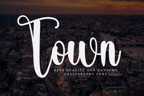 Town: A Script Font Built for Authentic Brand Stories