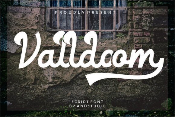 Valldoom: A Bold Script for Modern Brand Identity